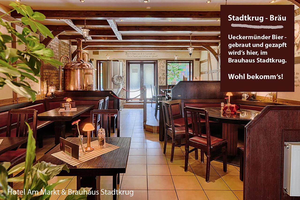 Hotel Am Markt & Brauhaus Stadtkrug اوكرموند المظهر الخارجي الصورة
